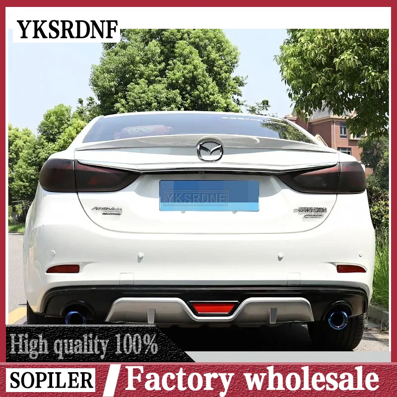 Неокрашенный задний спойлер для Mazda 6 Atenza 2014 2015 2016 2017 высококачественный из