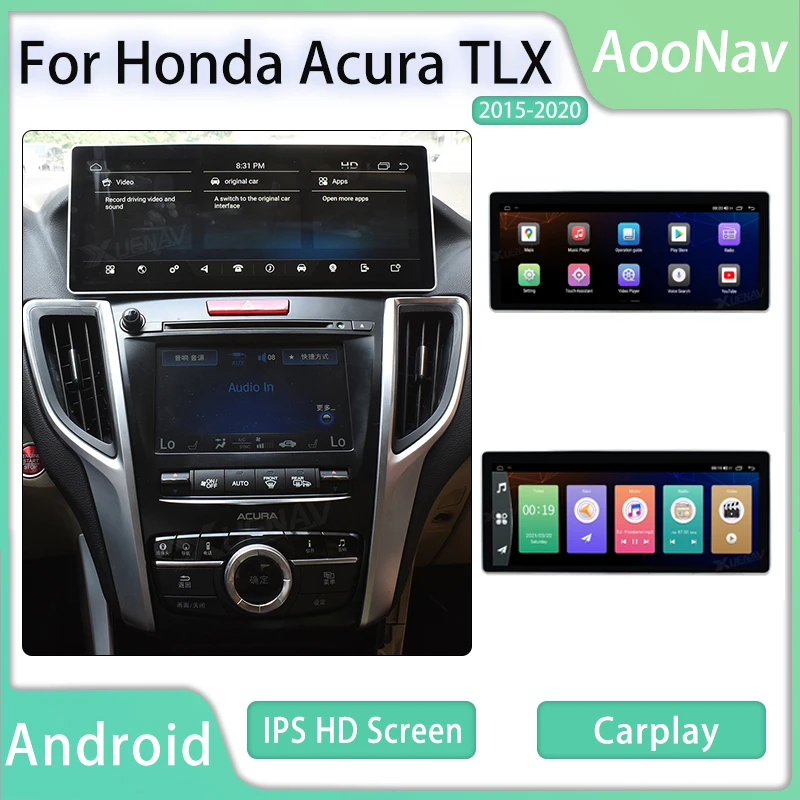 

Автомагнитола 2 Din Android для Honda acura TLX 2015-2020 мультимедийный плеер GPS навигация CarPlay 2 din стерео приемник