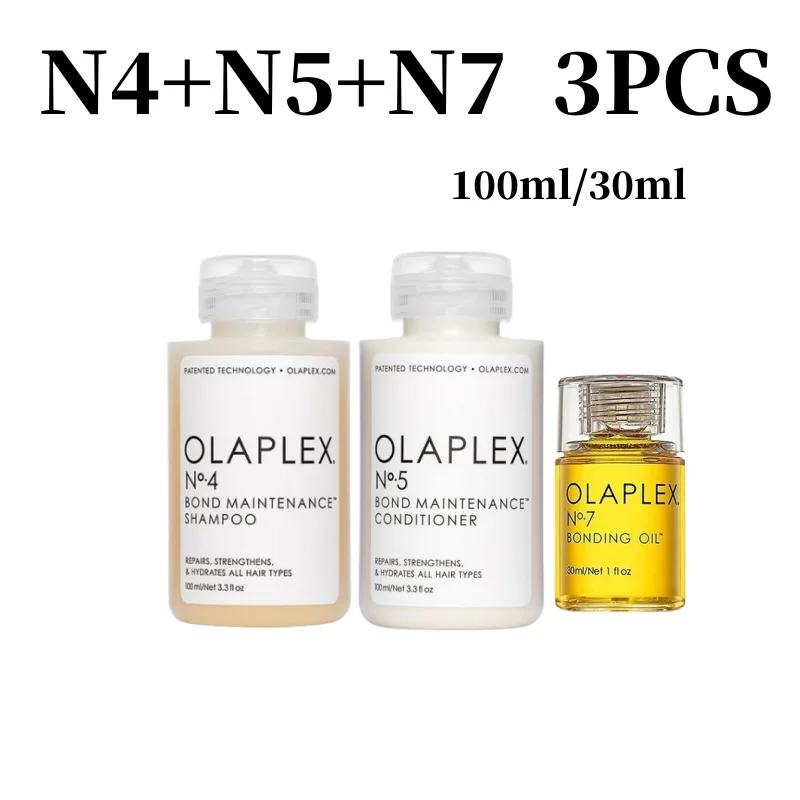 

1/3 шт., набор эфирных масел для ухода за волосами OLAPLEX No4/5/7, 100 мл/30 мл