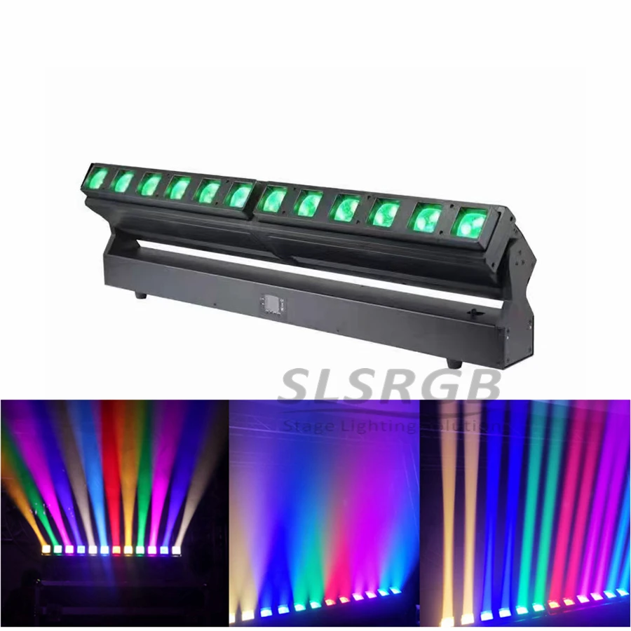 

Stage Disco DJ Lighting 12X40W dmx matrix RGBW 4in1 pixel zoom wash led bar wide beam moving head light