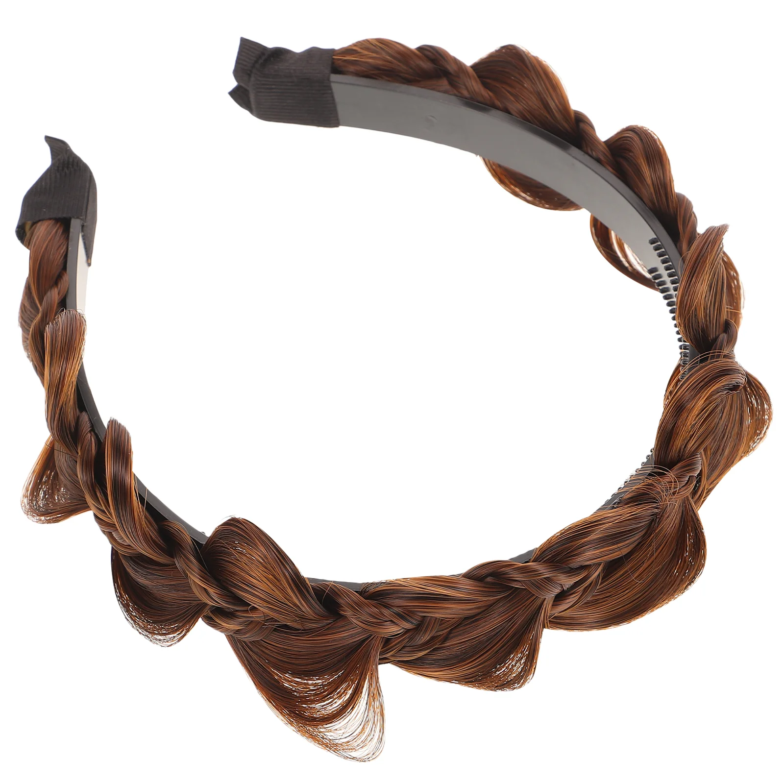 

Hair Jewelry Braids Herringbone Headband Nonslip Women Headdress Resin Hoops Women's