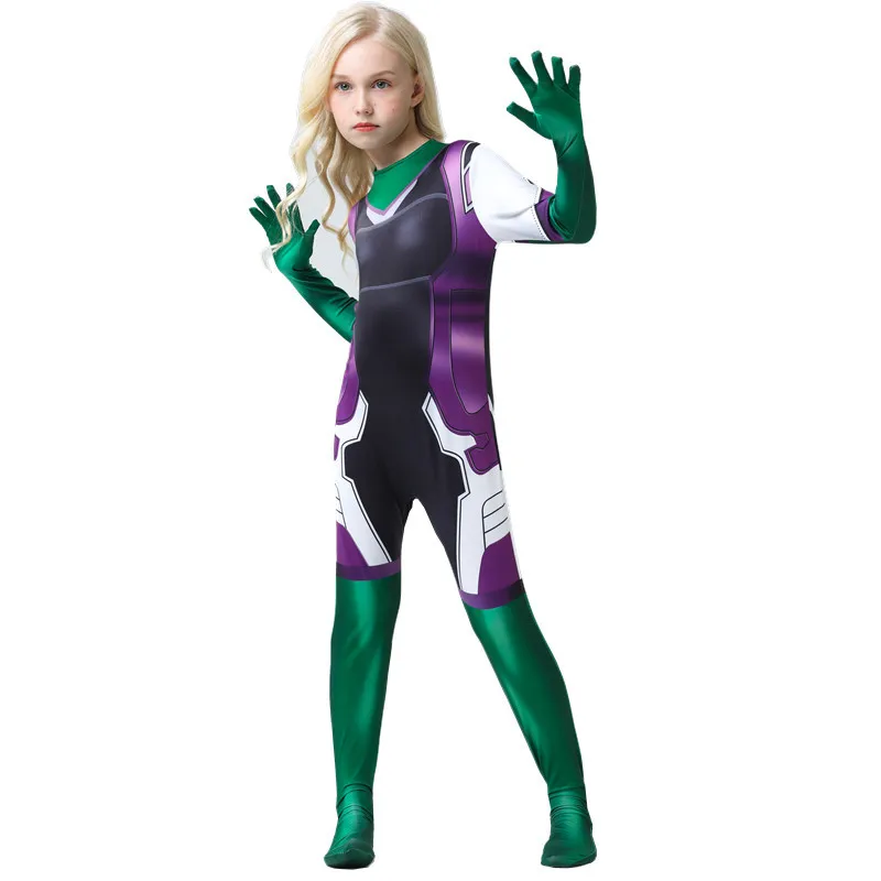 

Disney Superhero Hulk Costume Women Cosplay Jumpsuit Sexy Female Superhero Costume Zentai Body Suit Halloween Costumes Suit