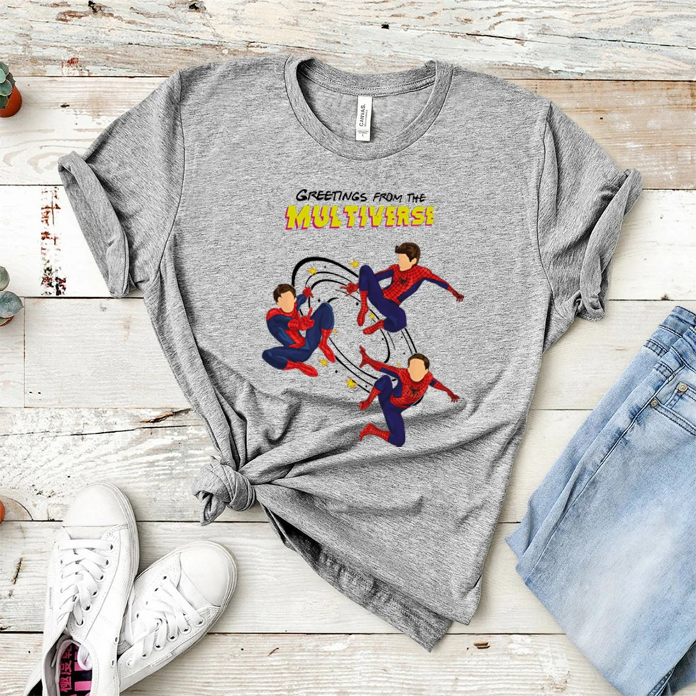 

Multiverse Spider Peter Parker T-shirt No Way Home Superhero Inspired Tee Parker Est 2001 Bully Maguire Vintage Tom Holland Tops