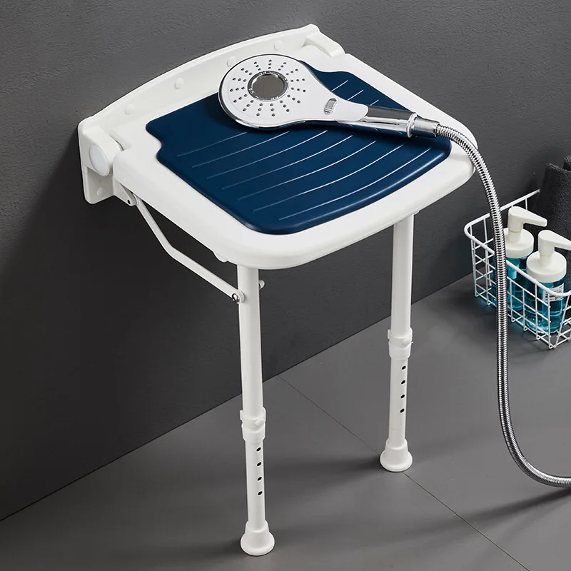 

Relaxing Shower Chair Toilet Folding Bathroom Wall Mounted Modern Stool Shower Seat Handicap Taburete Plegable Bathroom Fixtures