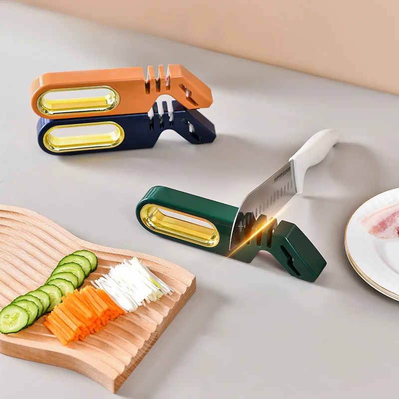 

Sharpening Diamond Kitchen Knife Scissors Four-In-One Kitchen Quick Sharpening Stone Manual Tungsten Steel Sharpening Tools