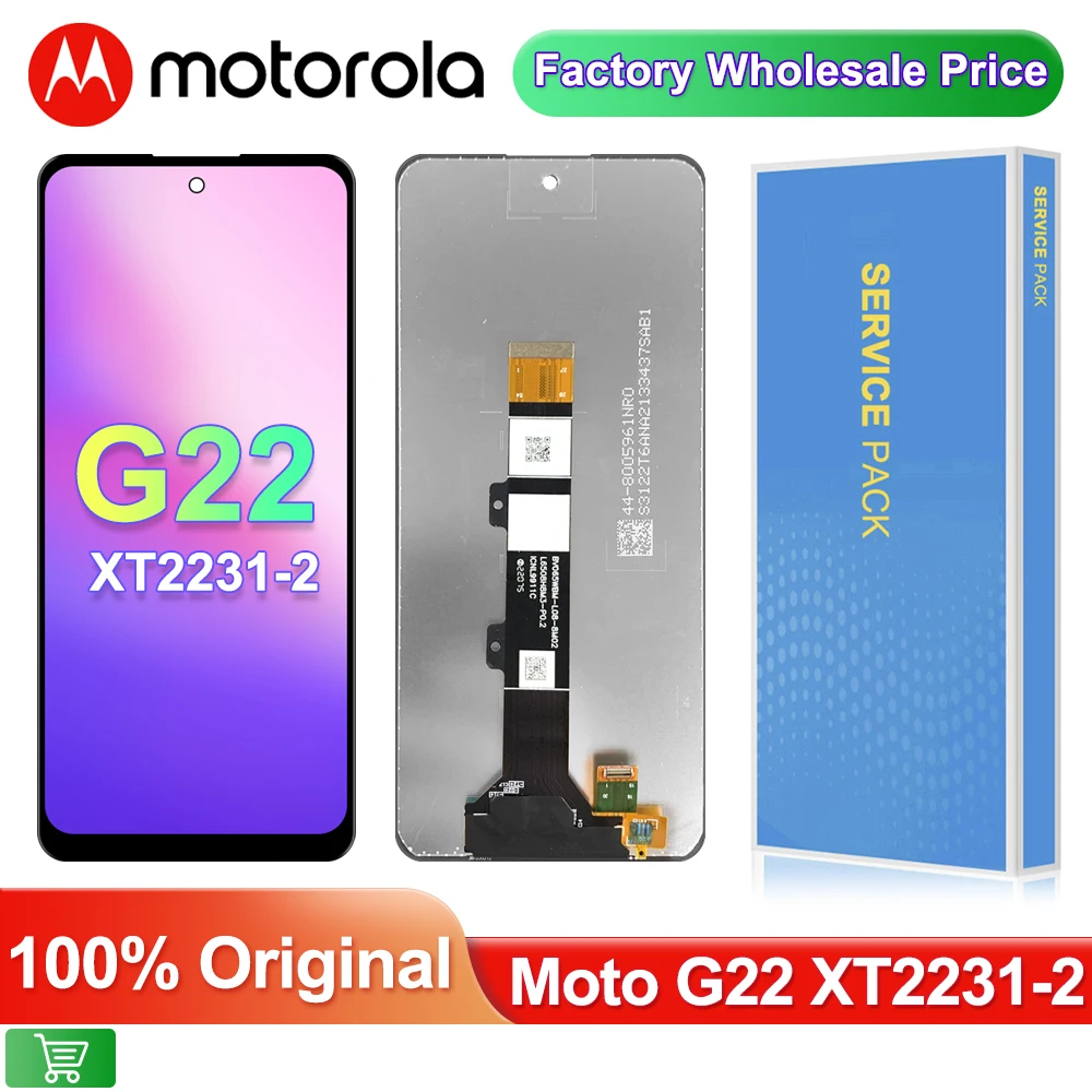 ЖК-дисплей 6 5 &quotдля Motorola Moto G22 сенсорный экран датчик дигитайзера в сборе замена