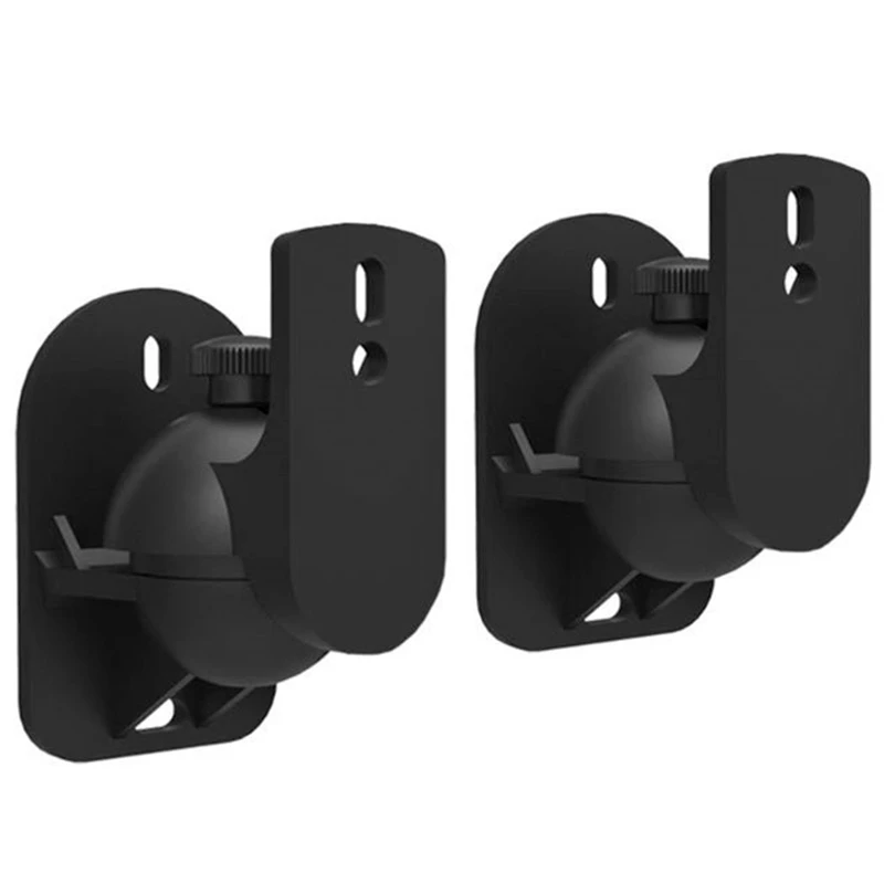 

1 пара Универсальный Настенный кронштейн для спутниковой колонки, Потолочная подставка с регулируемым поворотом и углом наклона
