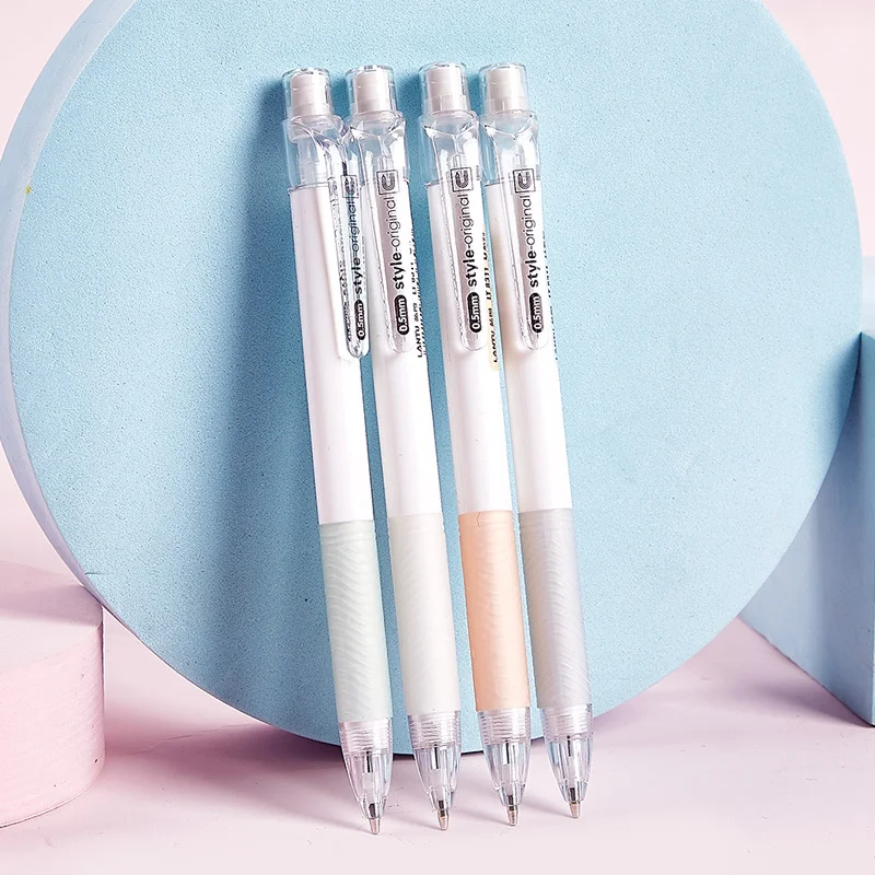 

4PCS Mechanical Pencils 0.5MM and 0.7MM Lead Pencil School Supplies Stationery Supply Kawaii Office Accessories Set Cute Korean