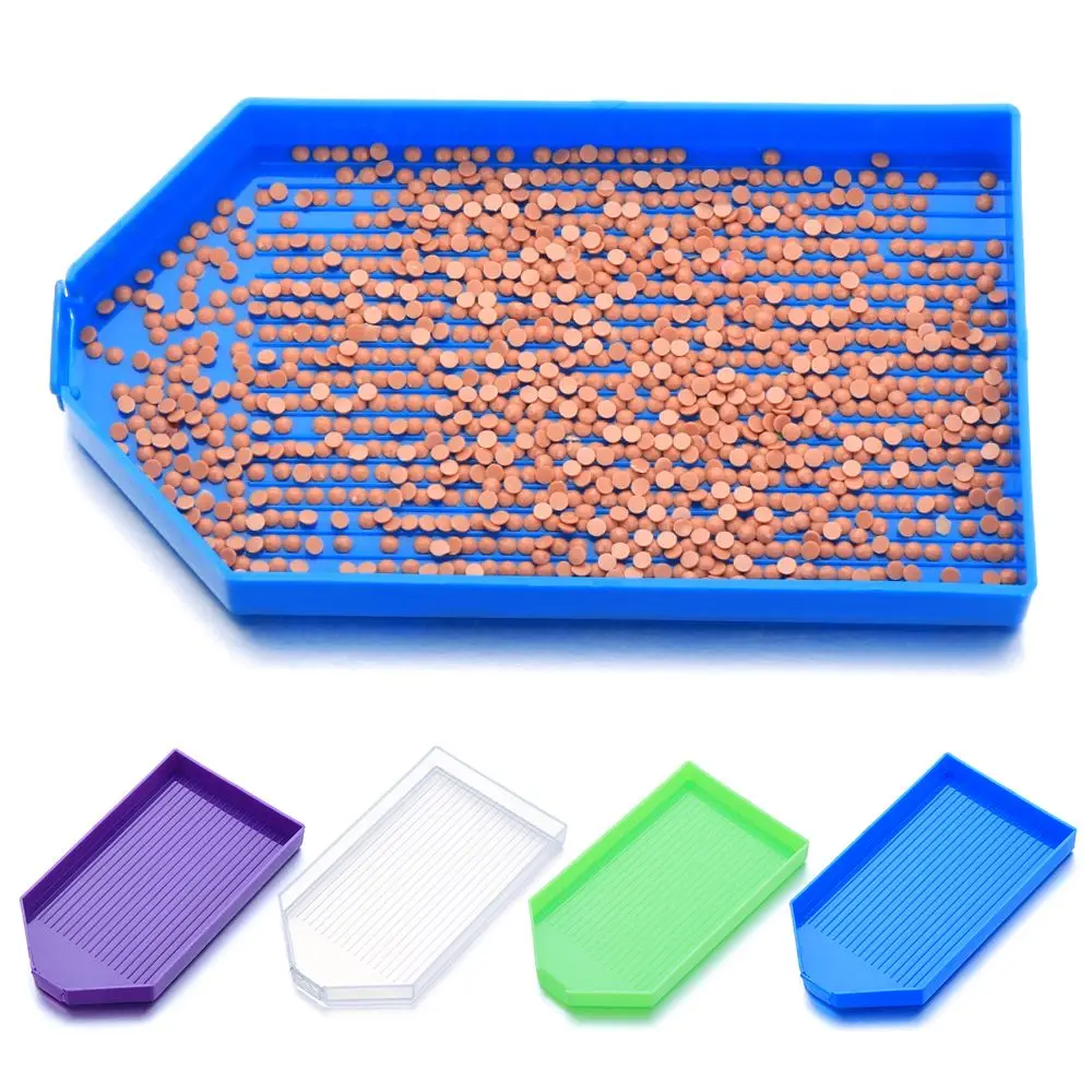 

5D DIY Diamond Painting Diamond Embroidery Accessories Large Capacity Big Drill Plate Plastic Tray Drill Plate Diamond Painting