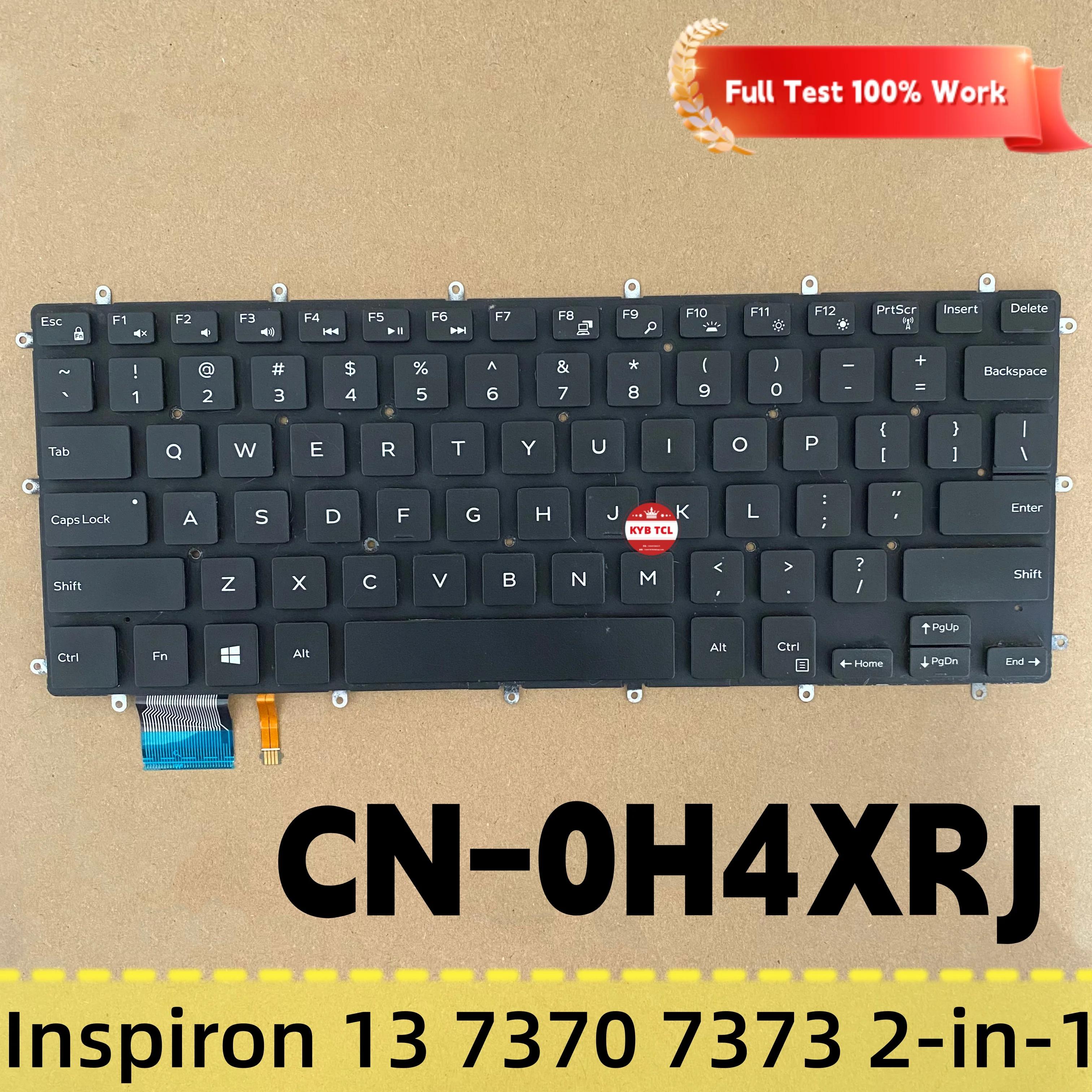 Фото 03MFMX 0HC1R9 16B10-1 01N9FD 0DJFK0 0TJXHY 0CKF1D 0GXJX2Вентилятор охлаждения, USB-порт, SD-карта, тачпад, светодиодная панель, динамики, разъем питания DC IN, клавиатура US для Dell Inspiron 13 7370 7373 0WG16P 0H4XRJ №4