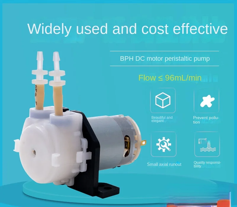 

Laboratory Miniature Peristaltic Pump 12V Mini Circulating Pump 24V Titration Pump Small Suction Pump