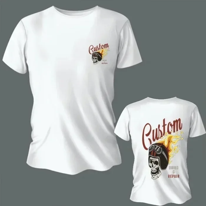 KJKJ 2024 футболки с рисунком для мотоциклетного клуба крутой мотоциклетный мужской