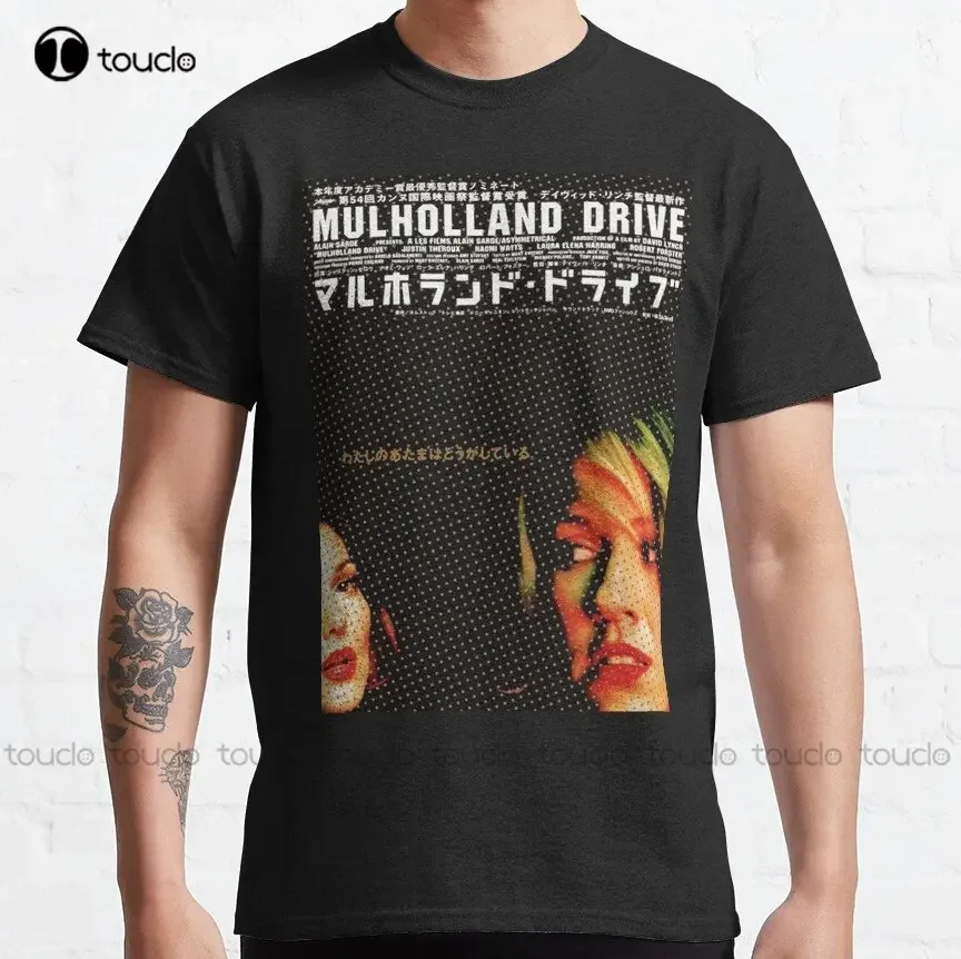 Классическая футболка Mulholland Drive на заказ для взрослых и подростков унисекс