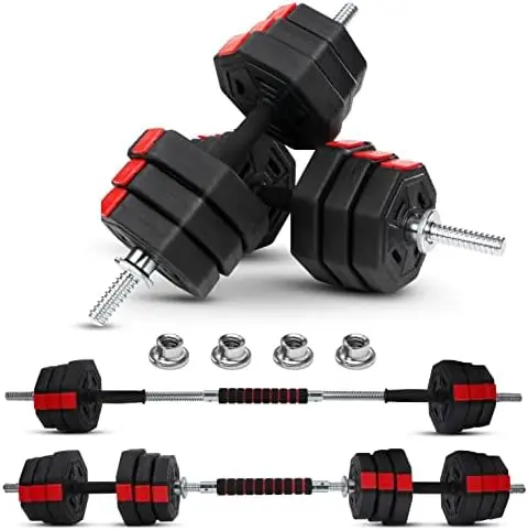 

Adjustable Dumbbells Set - Free Weights for Home Gym, 44lbs/66lbs Pair