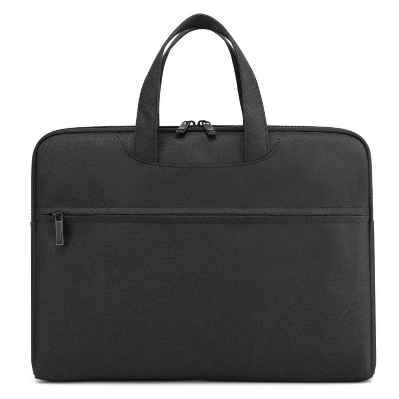 

Business Briefcase Women Men Meeting Handbag Printing Canvas Document Bag Portable Oxford Envelope Office