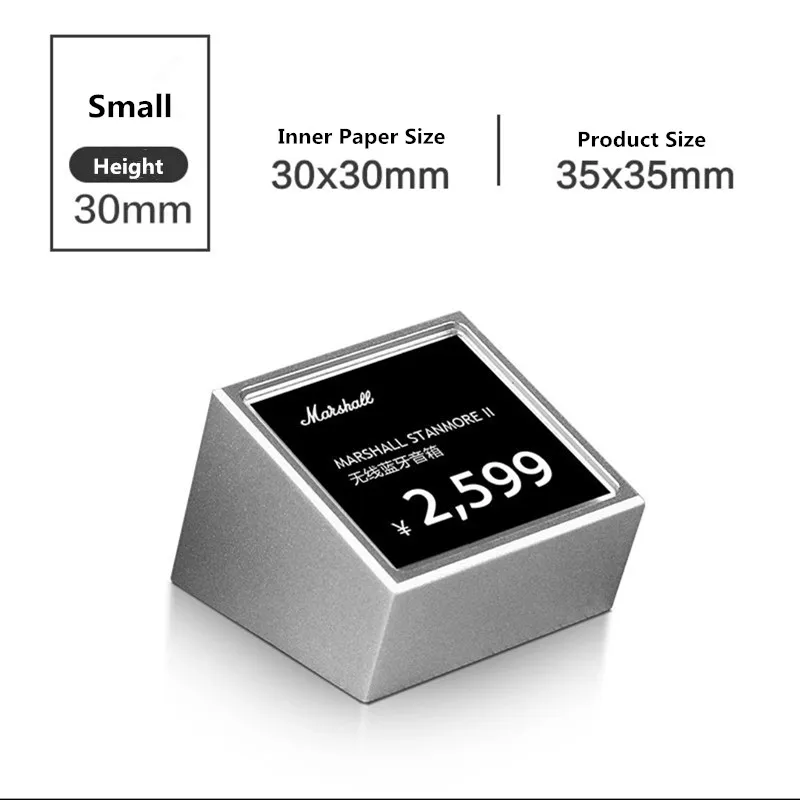 Алюминиевый мини-акриловый держатель знаков цена наименование карточка ярлык