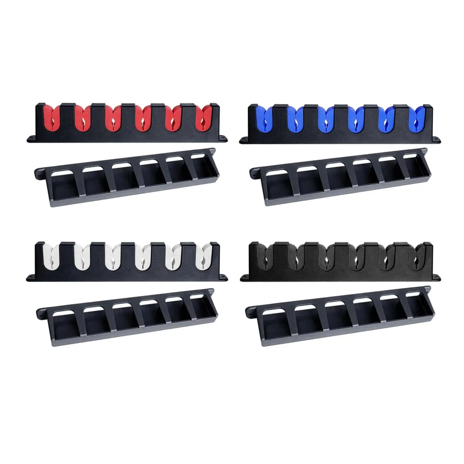 

1 пара, 6 настенных вертикальных держателей для удочек