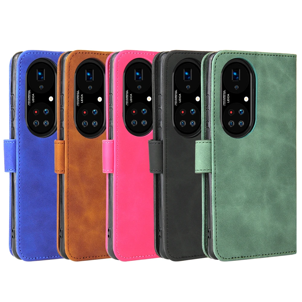 Для Huawei P50 P40 P30 Pro/Lite P Smart Z/S Mate 40 приятный для кожи текстурный бумажник чехол