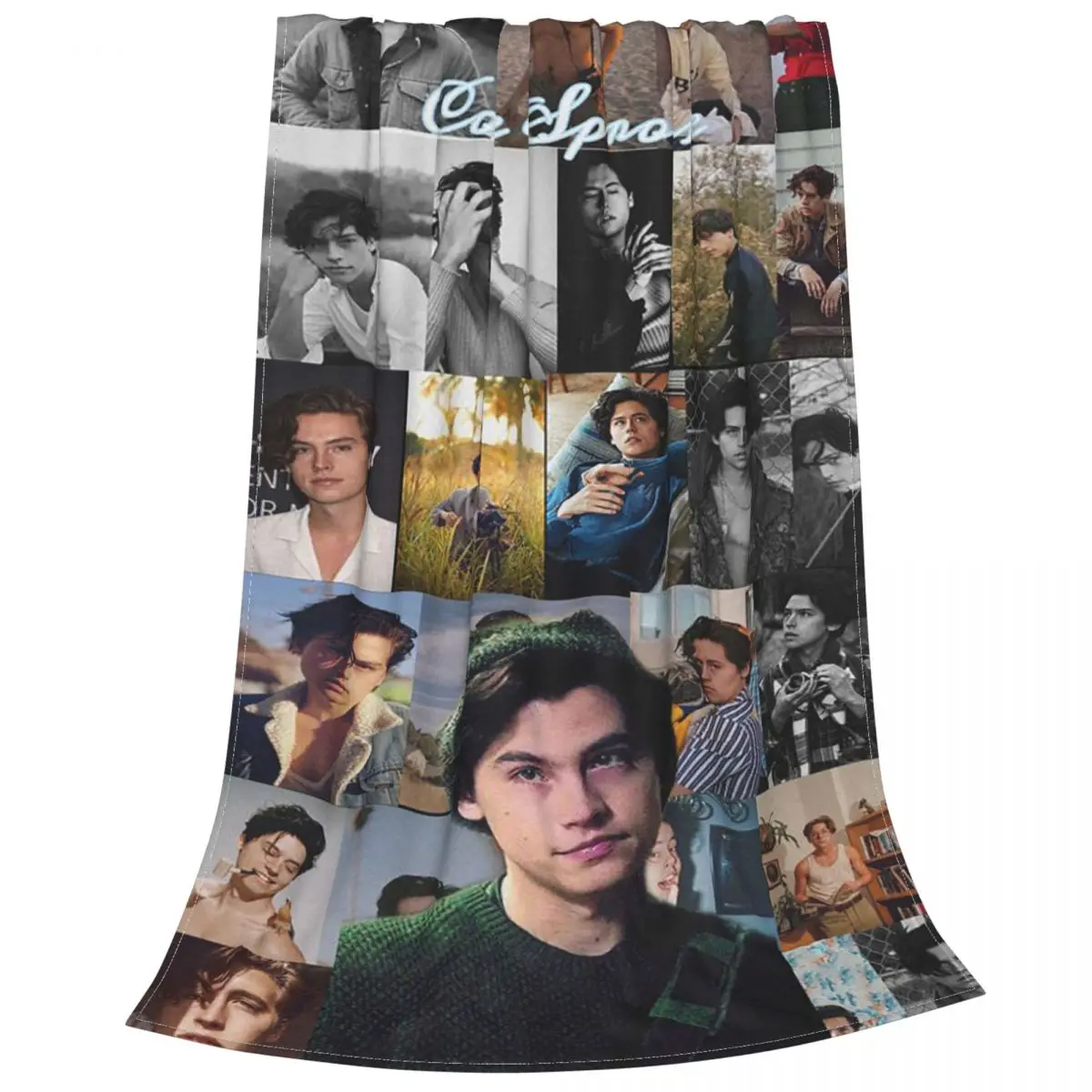 Коллаж одеяла Cole Sprouse коралловый флис плюшевый зимний плед ривердэйл Jughead мягкие