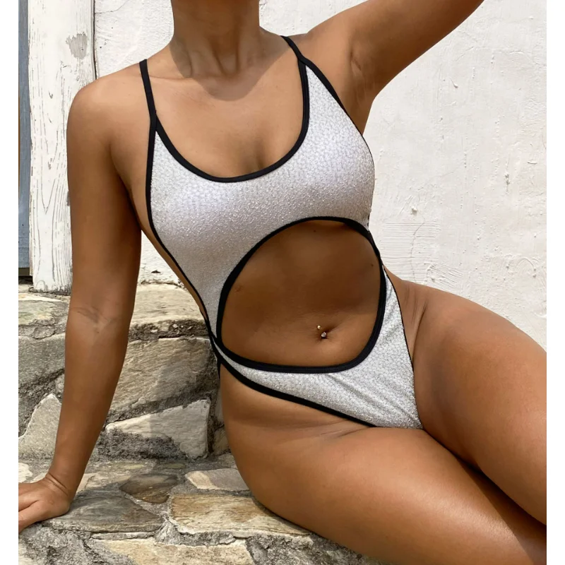 

Лето 2023, новинка, Цельный купальник микро бикини, бразильский сексуальный купальник с вырезами, регулируемый купальник с открытой спиной, прочный купальник