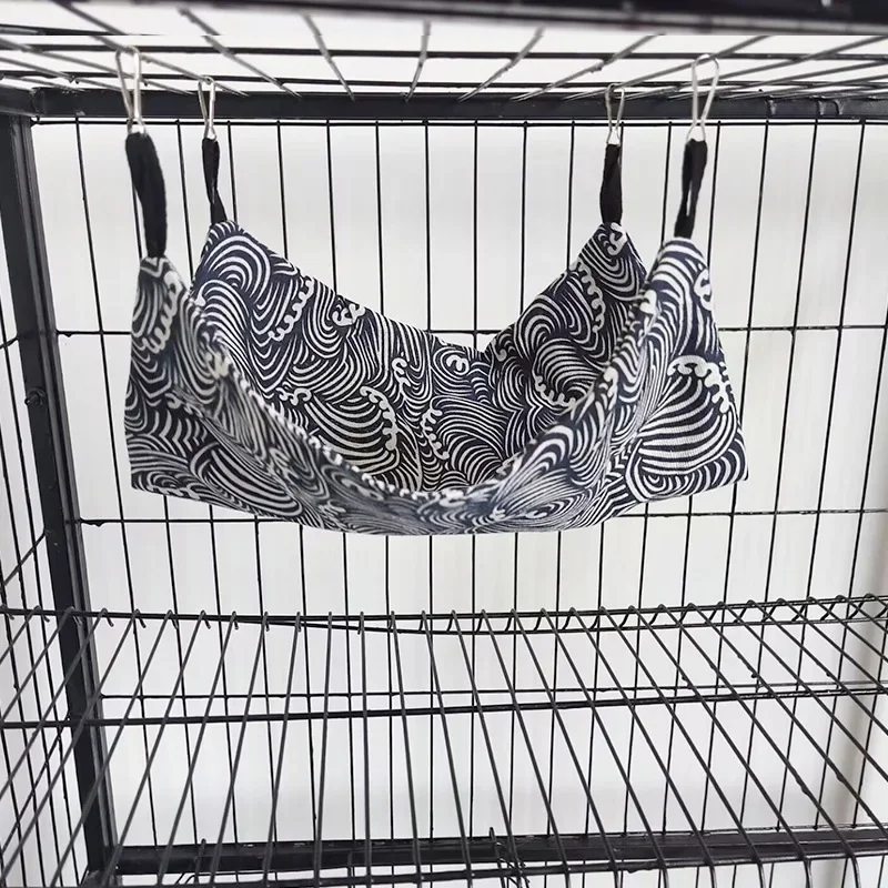 Теплый плюшевый гамак для хомяка маленький двухслойный утолщенный спальный