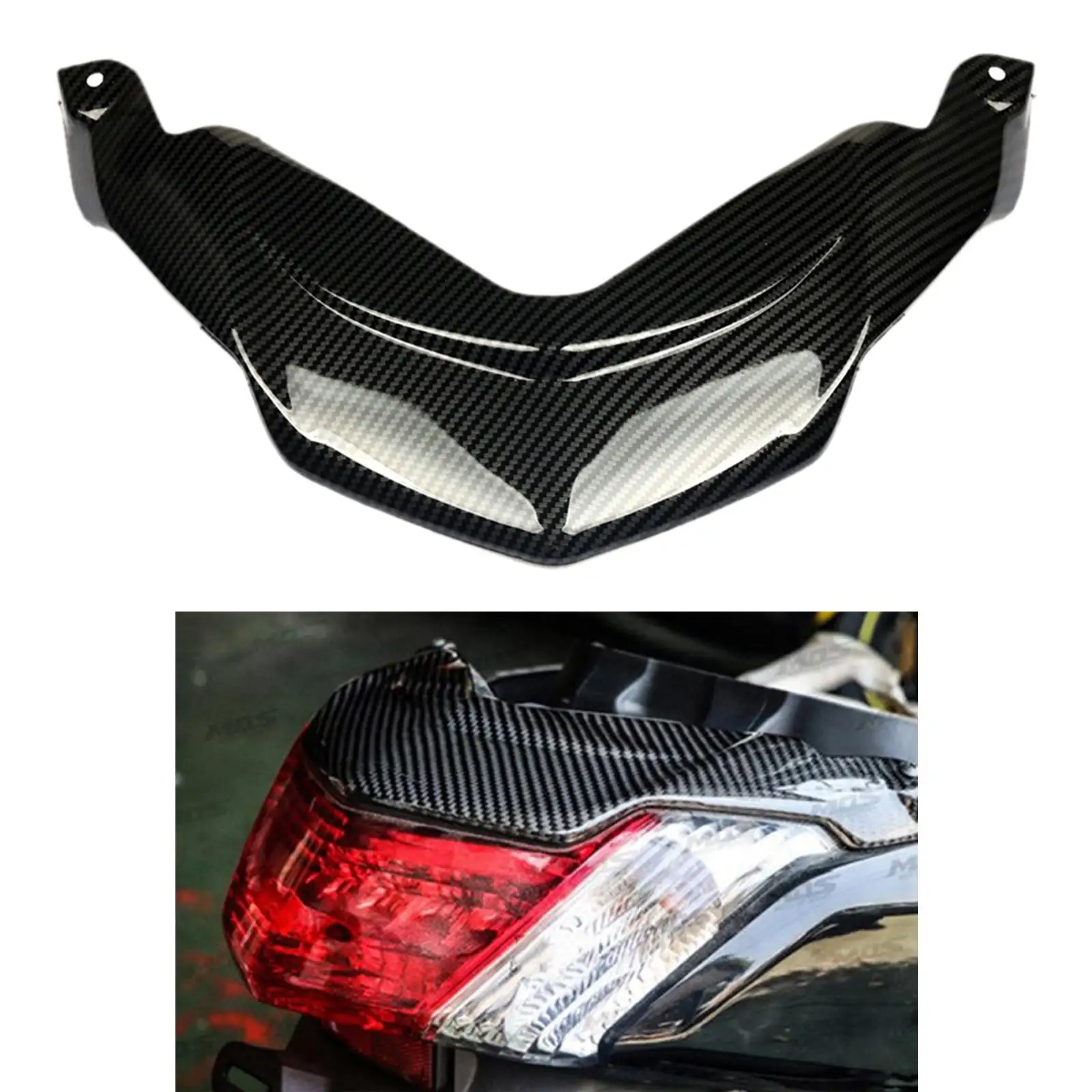 

Motorcycle Rear Cover,Tail Lamp,Replacement Assemblies,Black Decoration,155 155 2016 2017 2018