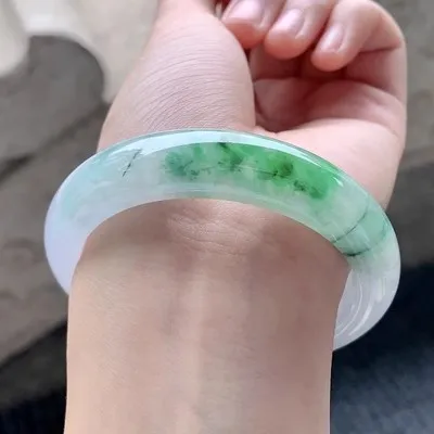 

Браслет из натурального нефрита, 54-62 мм