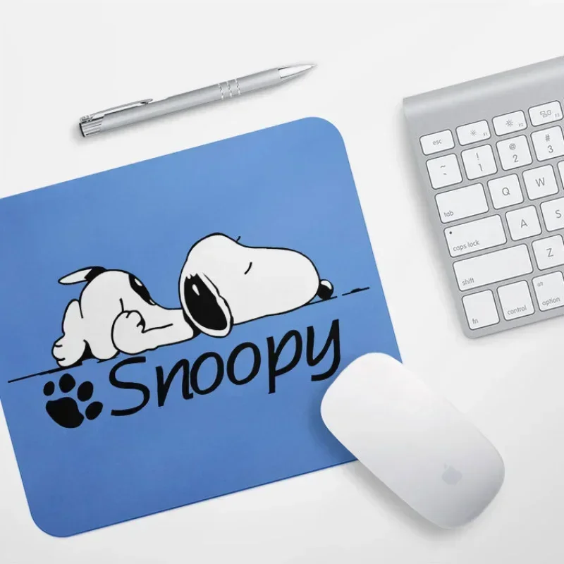 Новый Коврик для мыши в стиле аниме Snoopy нескользящий утолщенный игровой коврик
