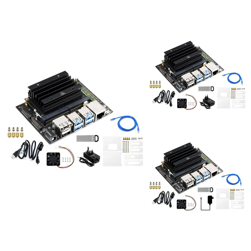 

For Jetson Nano 4GB Developer Expansion Kit AI Artificial Intelligence Development Board+32GB U Disk+Acrylic Case