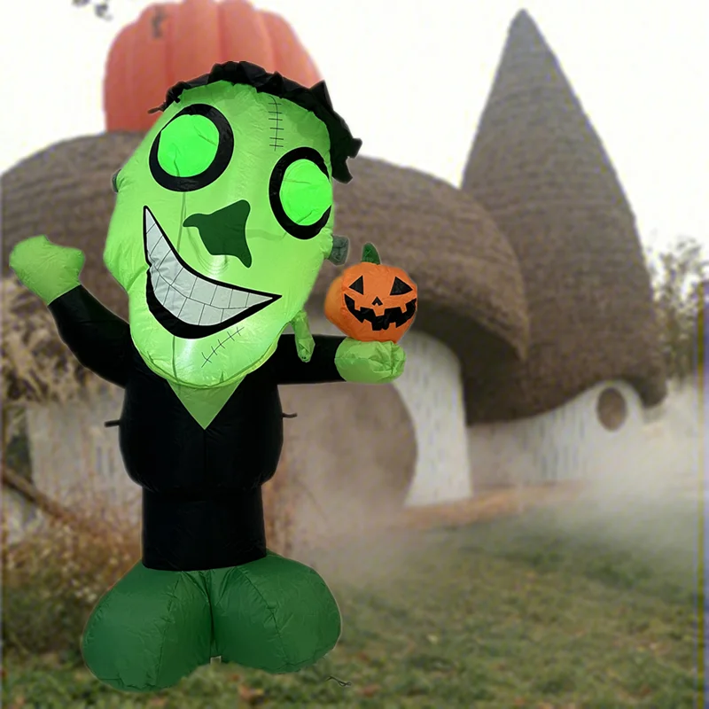 na nadmuchiwany model ducha z zieloną główką Halloween w rozmiarze 4-stóp wbudowaną fotokomórką. Wymagania dotyczące fot...