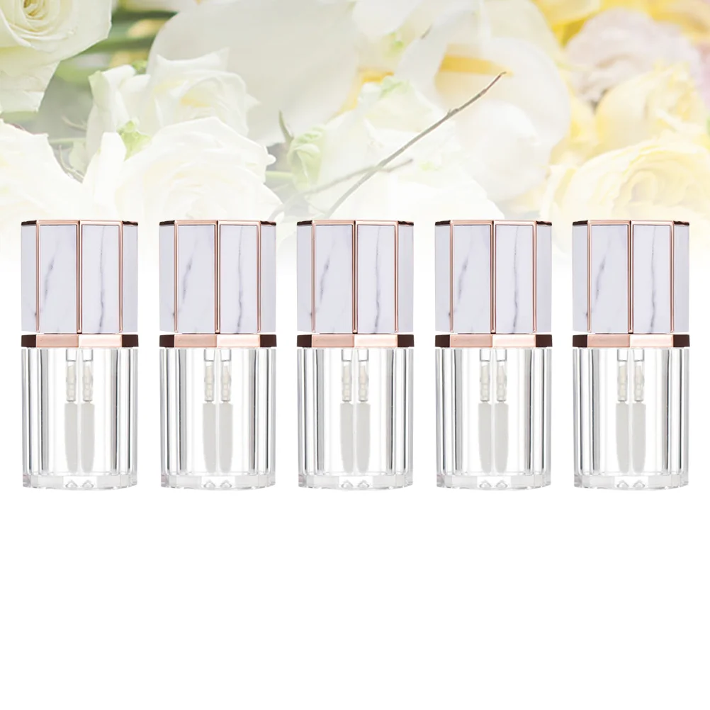 

Lip Gloss Tubes Balm Mini Containers Empty Refillable Lipstick Tube Sample Diy Cute Lipgloss Travel Oil Vials Container Lips