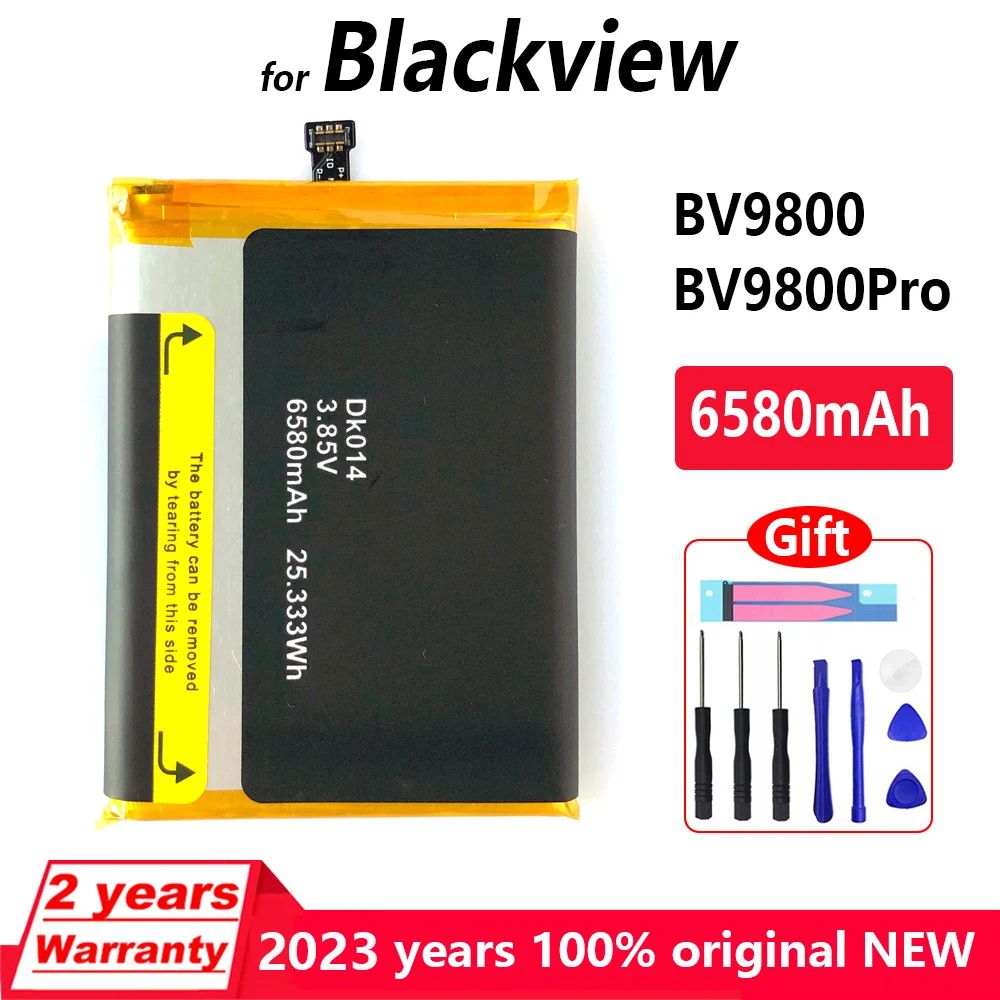 

Новый оригинальный аккумулятор 6580 мАч для Blackview BV9800 Pro, оригинальный запасной аккумулятор BV9800, высококачественные батареи с бесплатными инс...