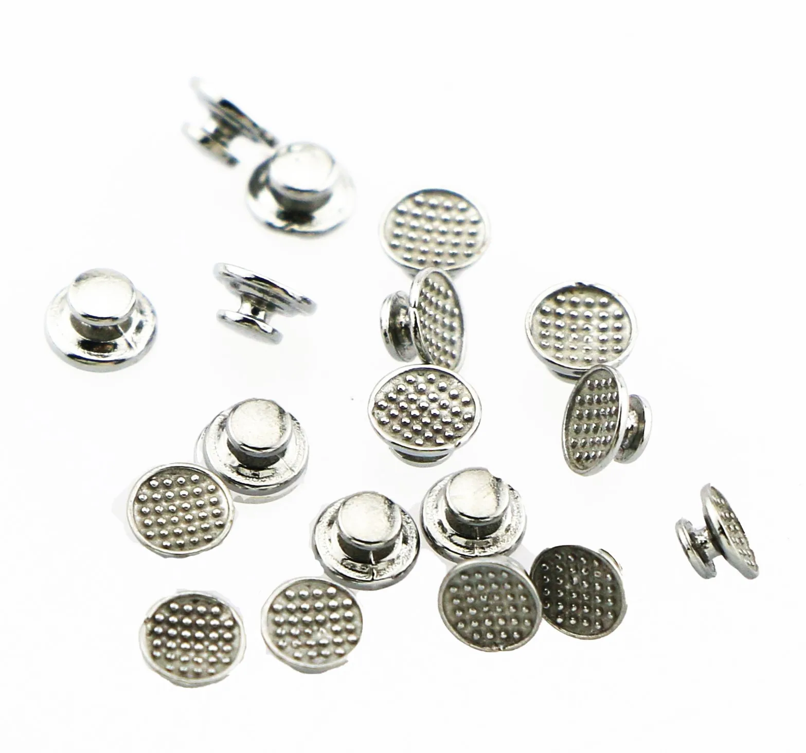 100 Pcs Dental Orthodontic Lingual Buttons  Bondable Mesh Base For Making Tongue Buckle Round Dentist