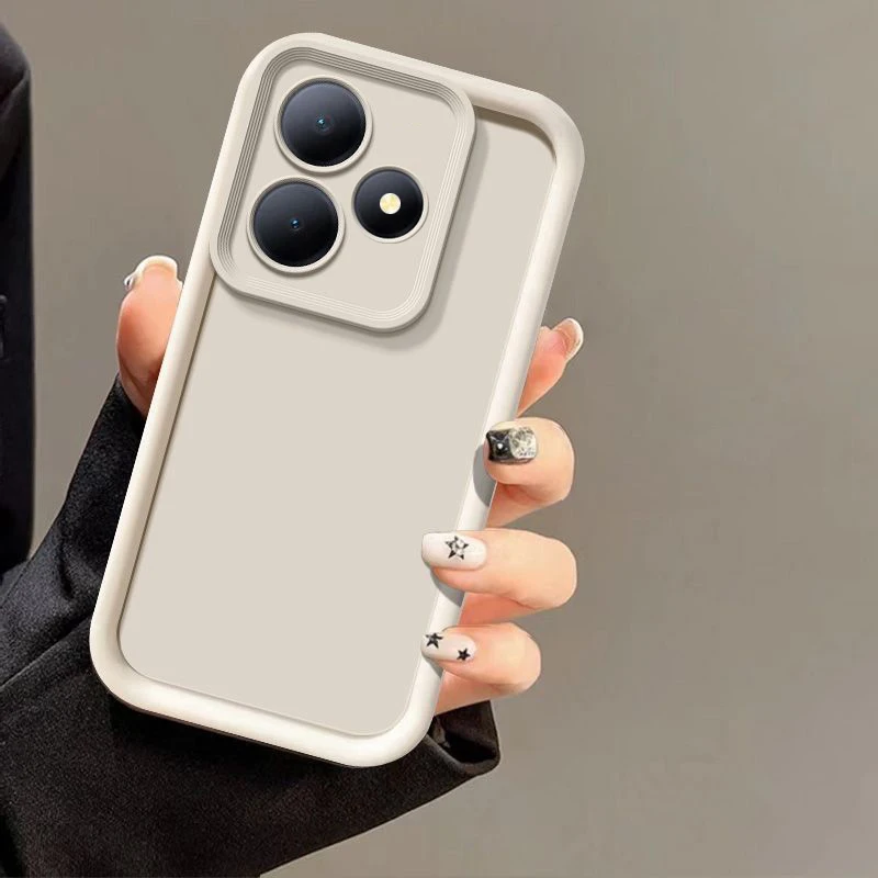 Для Infinix Hot 30i чехол для телефона X669 X669C X669D Matte Back Cover Full Camera Protective Soft