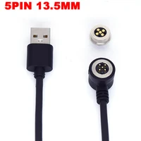 1set 5p 13 5mm hight current dc pogo pin magnetic connector spring loaded male female usb 512v 2a magnetic data charging cable