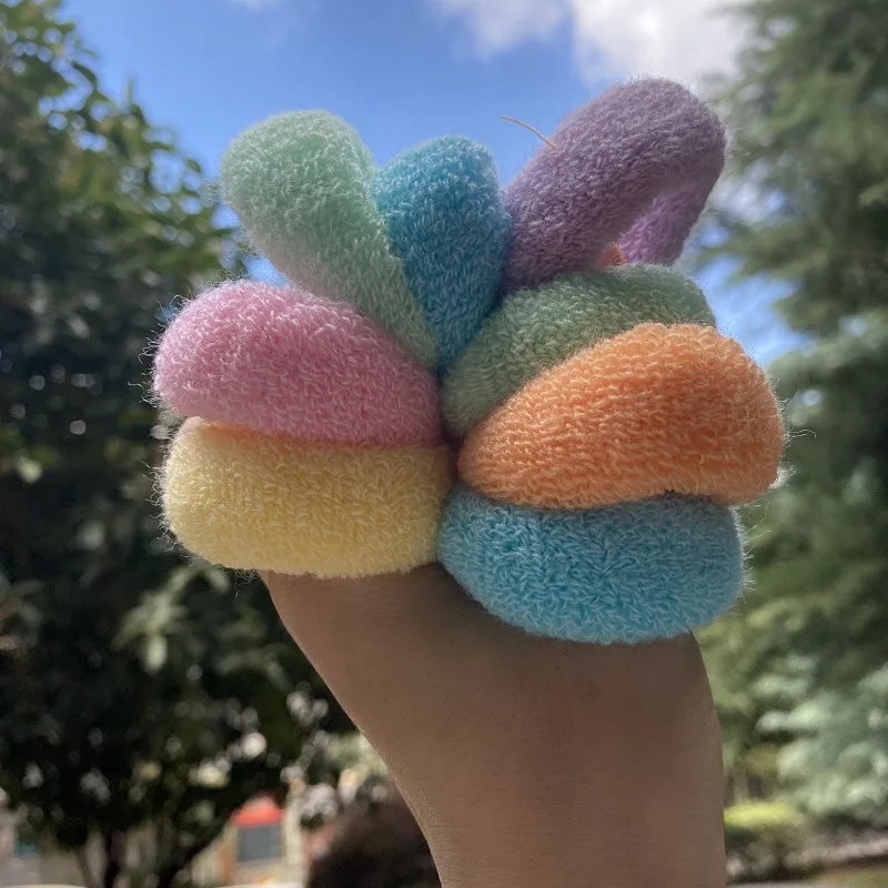 Small Hair Accessory With Tied Ponytail Hair Loop