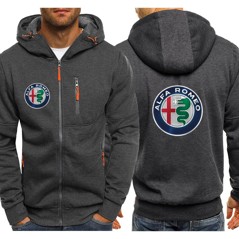

Hoodie Sweatshirt Spoortwear Men Youth Spring Autumn Cardigan Print Custom Punk Casual Male Jacket Zipper Pocket Sport Jogging