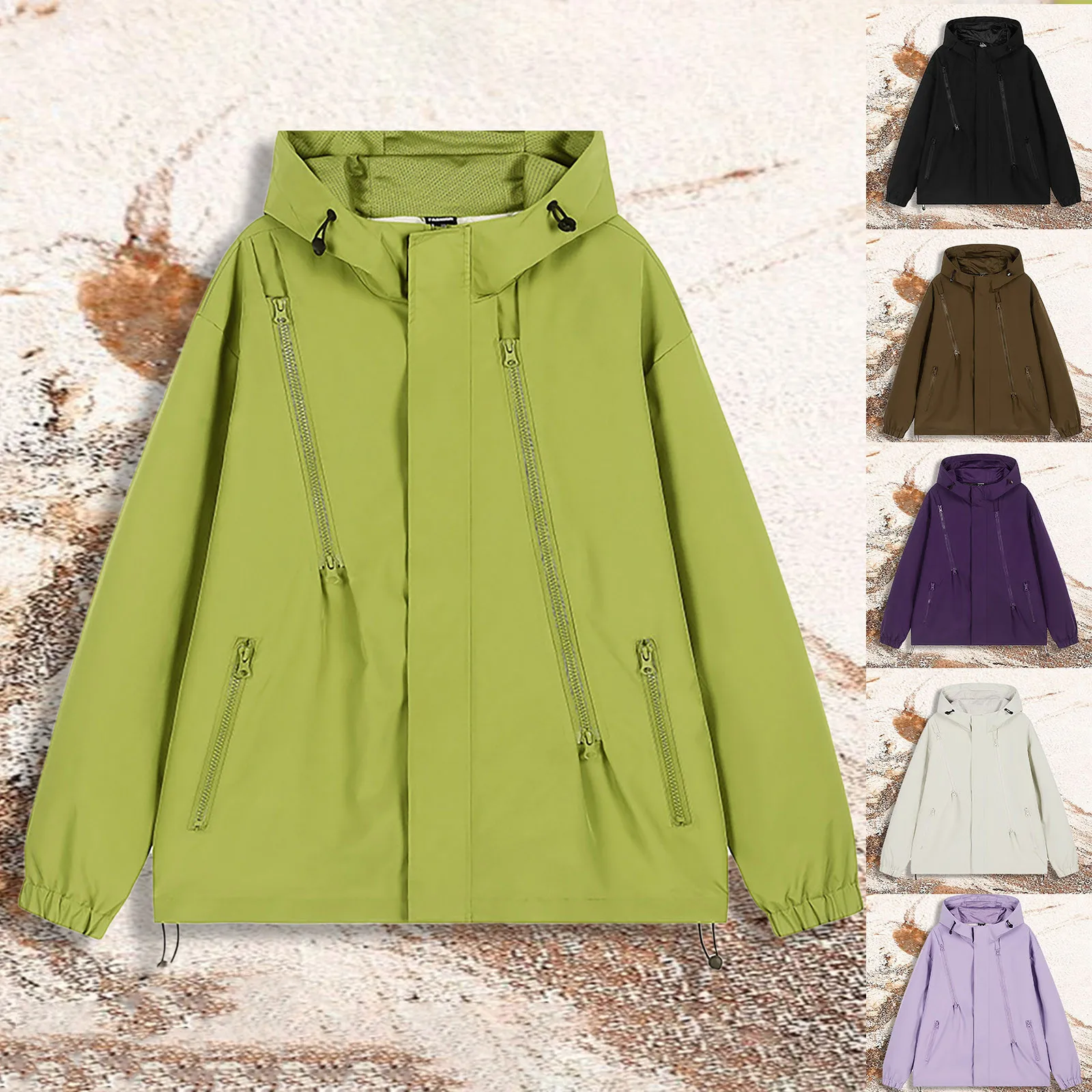 Мужская уличная куртка с капюшоном повседневная спортивная для походов и отдыха