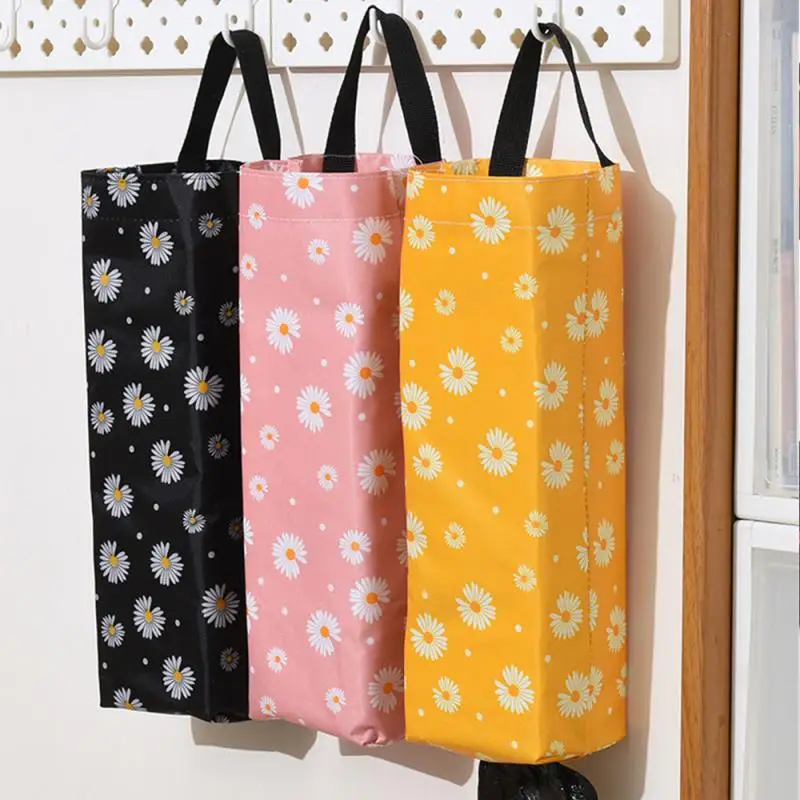 

Grocery Bag Holder Home Hanging Storage Trash Garbage Bag Wall Mount Plastic Bag Holder Dispenser Kitchen Garbage Organizer Tool
