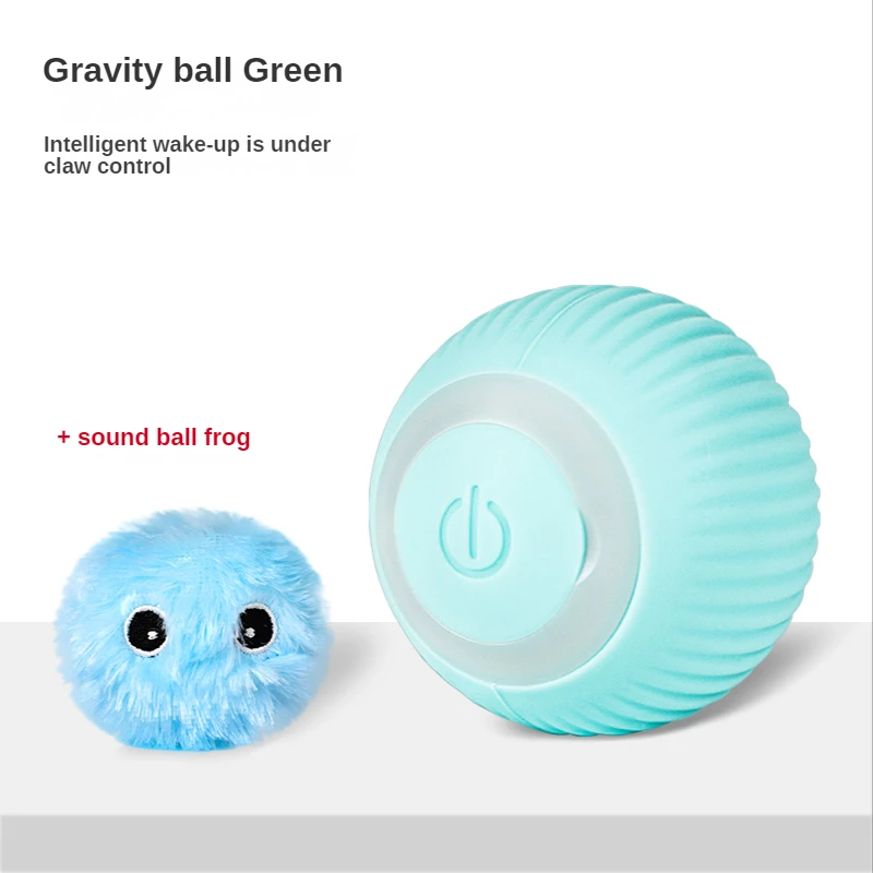 

Automatic Cat Ball Toy Rolling Electric Smart Cat Toy Interactive for Cat Training Self-moving Pet Kitten Toy for Indoor Playing