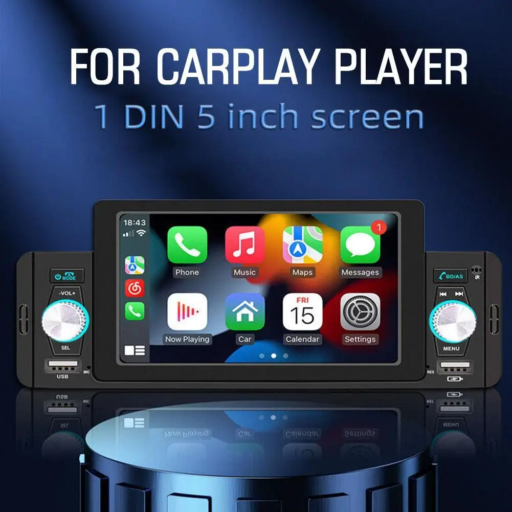 

Автомобильный мультимедийный плеер, универсальная магнитола на Android, с 5 "экраном, с Bluetooth, с Mirror Link, Типоразмер 1 Din