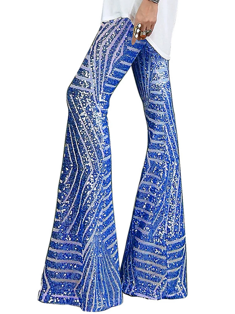 

Flared Leggings Sexy Wide Pants Print Y2k Streetwear Hip Wrap Vintage Clothes 90s Slim High Waist Pants for Women Sexy & Club
