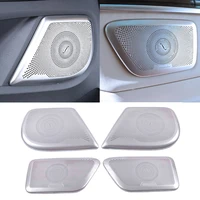 for mercedes benz v class w447 2015 2021 car speaker cover stainless door loudspeaker sound pad trim frame sticker accessories