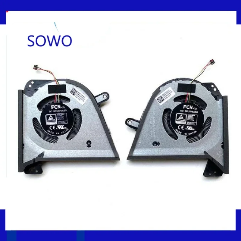 CPU GPU Cooling fans for Asus ROG Zephyrus M16 gu603zm gu603ze ZW laptop cooler Rad iator fan 13nr08r0t02111 13nr08r0t03111
