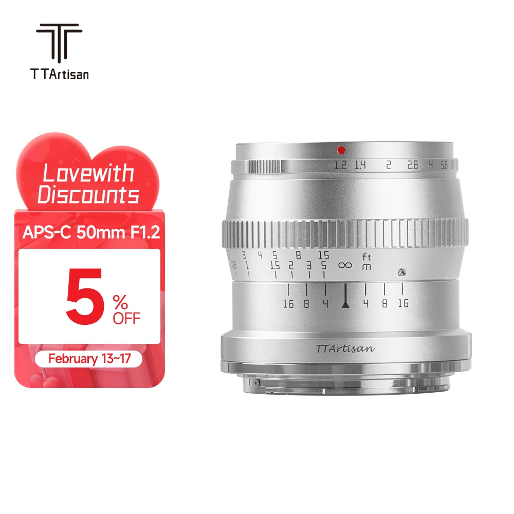 

TTArtisan 50mm F1.2 APS-C Large Aperture Portrait Camera Lens for Nikon Z Mount Camera Shot