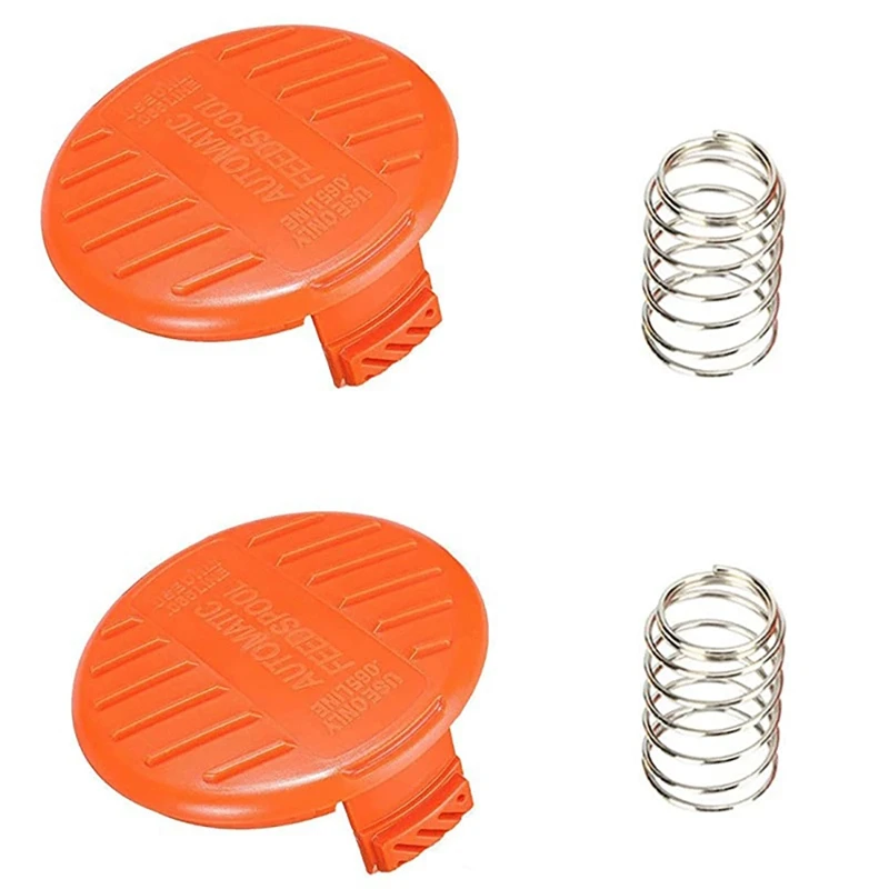 

Weed Wacker Bump Cap Replacement RC-100-P Spool Cap Covers And Spring For BLACK+DECKER AFS Trimmer
