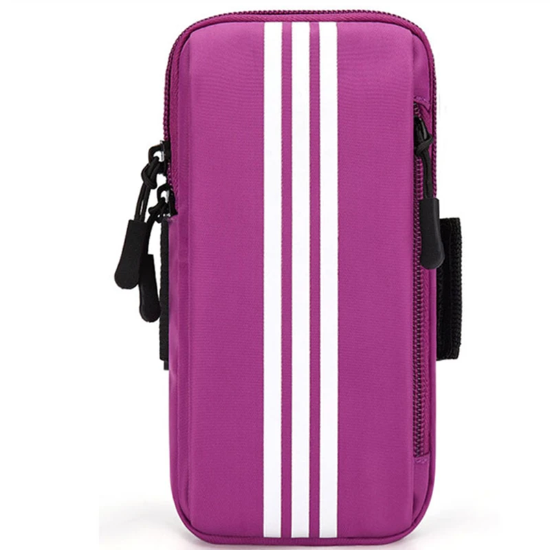 Men Women Arm Sports Bags Gym Fitness Money Keys Storage Package Phone Headset Hole Simple Style Golf Outdoor Running Armband