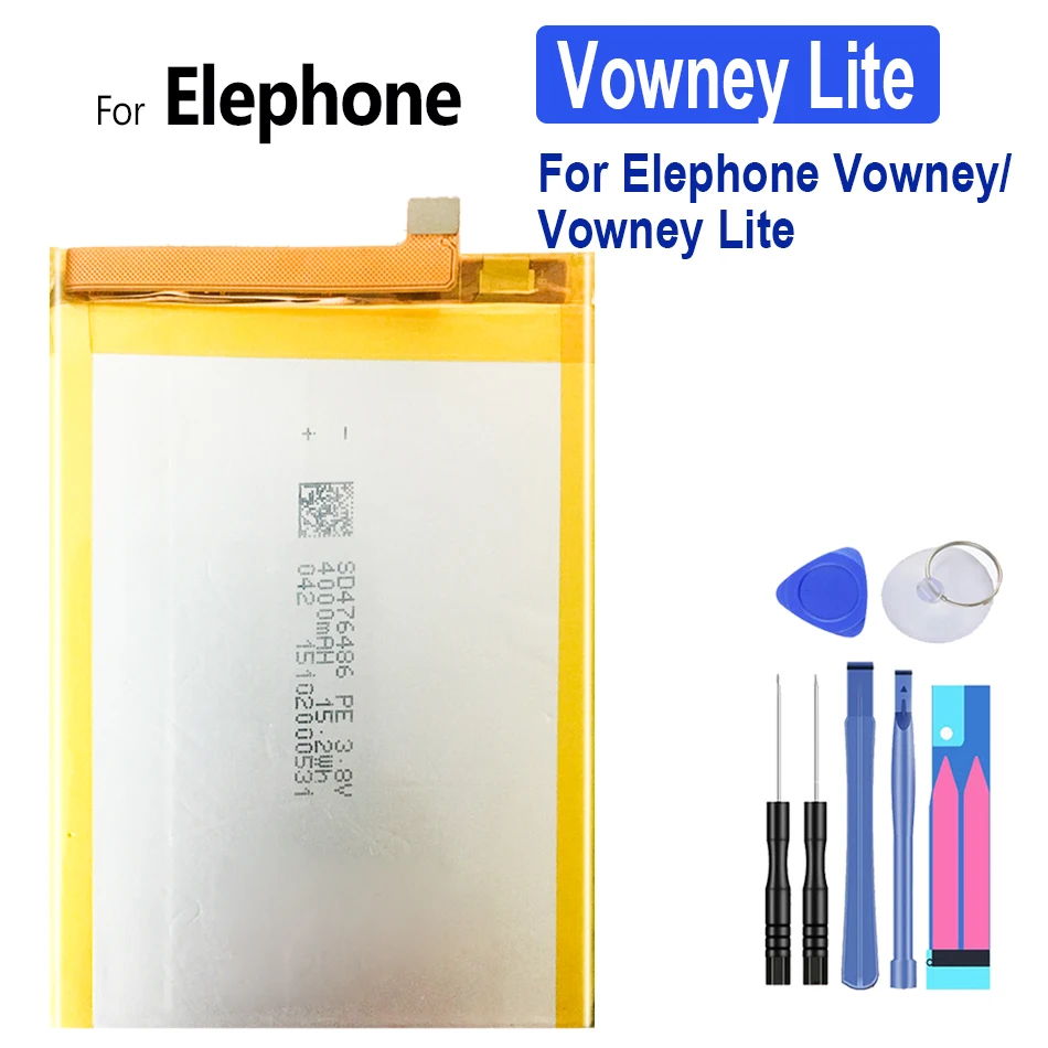 

4000mAh Battery For Elephone Vowney/Vowney Lite Battery + Track NO