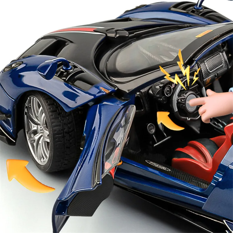 1:18 Pagani Huayra BC модель спортивного автомобиля из сплава литая металлическая Модель