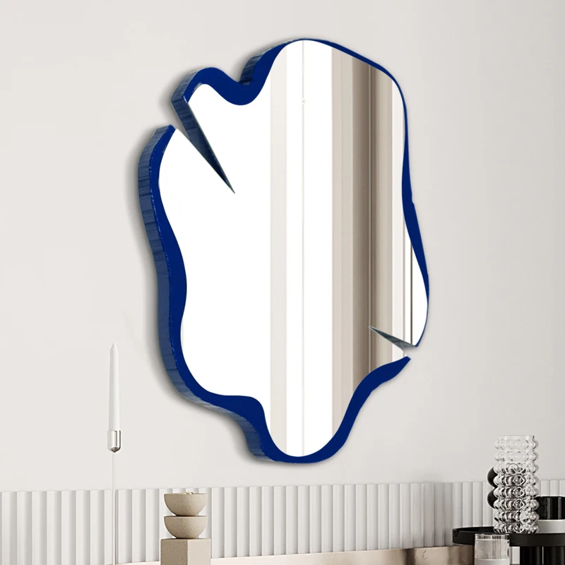 

Спальня душ декоративное зеркало настенный макияж большое декоративное зеркало неправильной формы декоративное зеркало домашний декор эстетика YY50DM